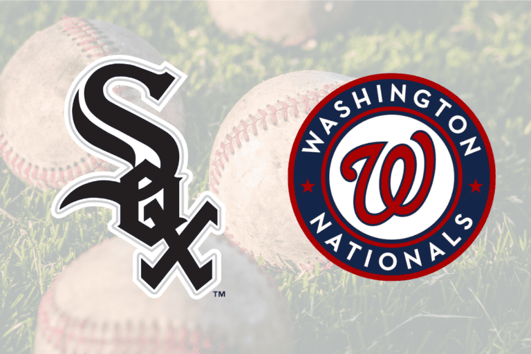 Players that Played for White Sox and Nationals