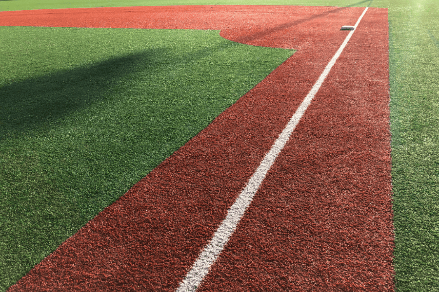 View of the First Base Foul Line