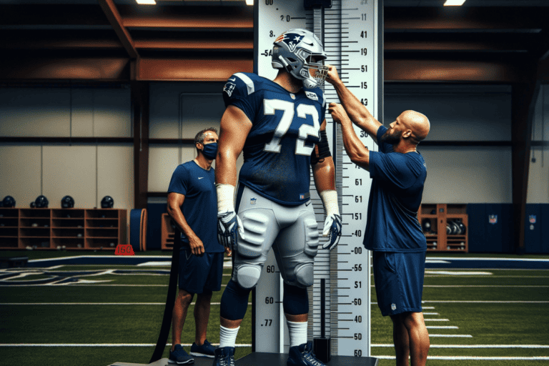 Average Height of NFL Offensive Tackles